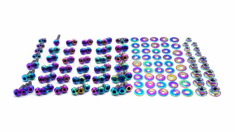 Dress Up Bolts 99 piece kit includes bolts, nuts, and washers manufactured from extremely durable, anticorrosive, & lightweight